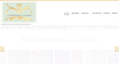 Desktop Screenshot of lameditationguidee.com